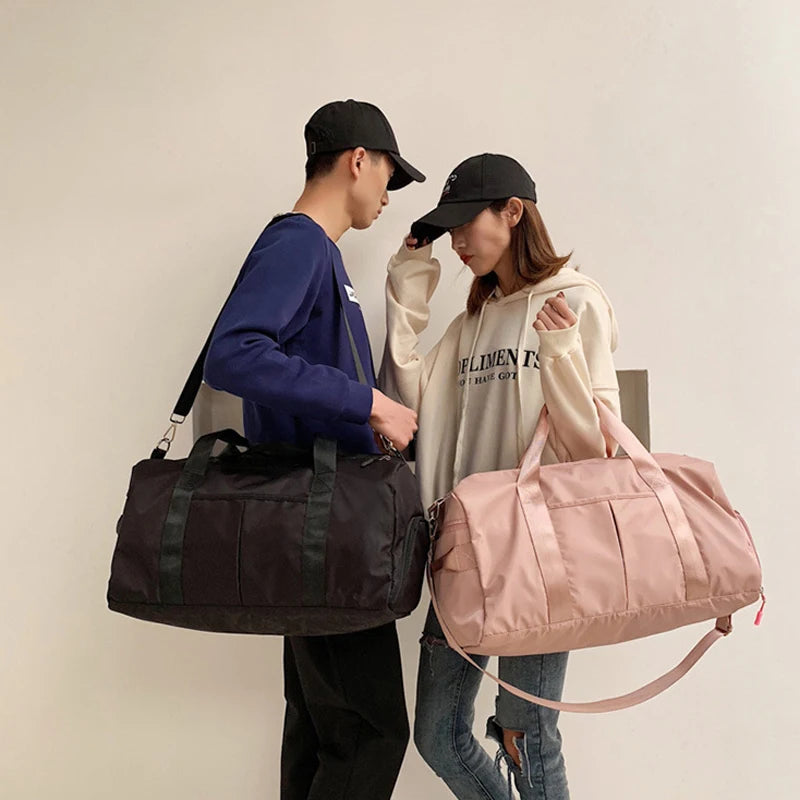 Waterproof Sports Gym Bags Multifunction Dry Wet Separation Bags Fitness Training Yoga Luggage Shoulder Sac Bag with Shoes Bags
