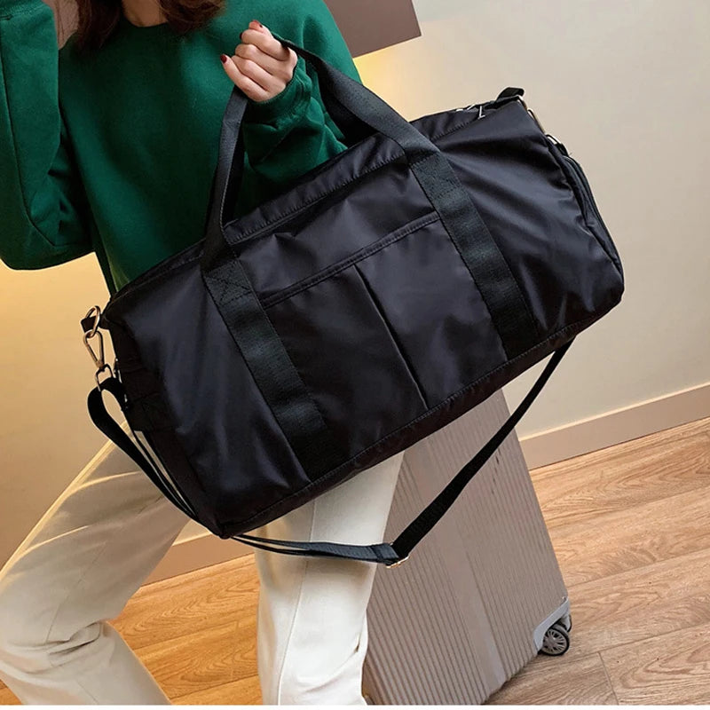 Waterproof Sports Gym Bags Multifunction Dry Wet Separation Bags Fitness Training Yoga Luggage Shoulder Sac Bag with Shoes Bags