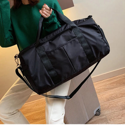 Waterproof Sports Gym Bags Multifunction Dry Wet Separation Bags Fitness Training Yoga Luggage Shoulder Sac Bag with Shoes Bags